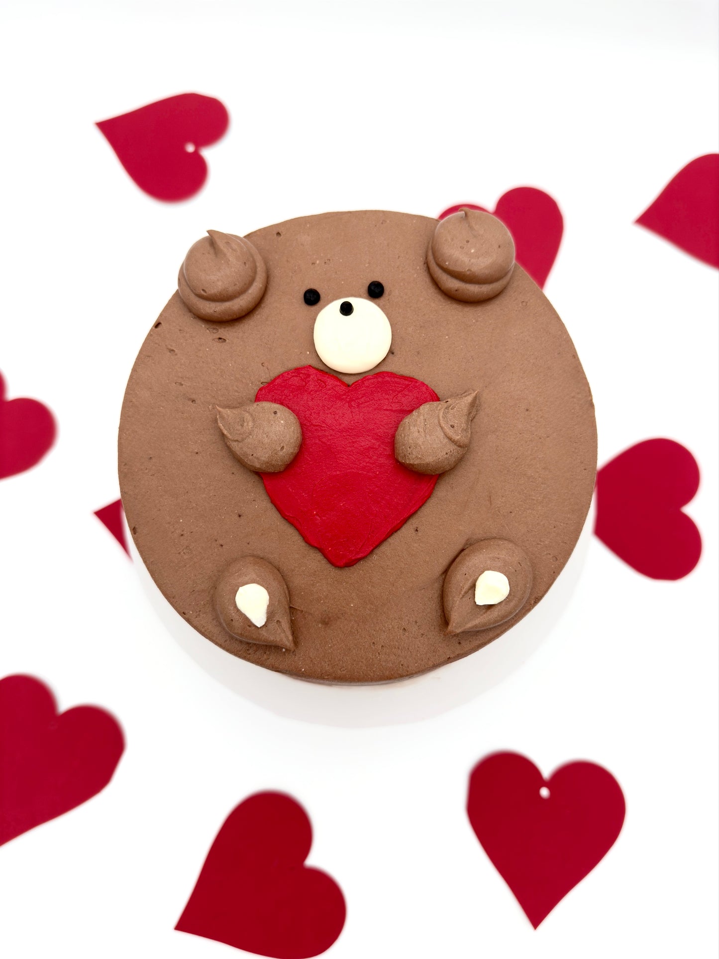 Bear Valentines Cake