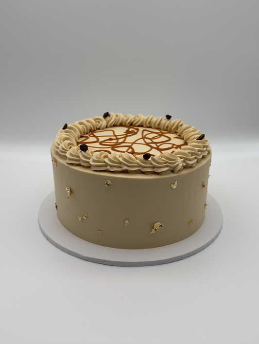 Chocolate Espresso Caramel Cake