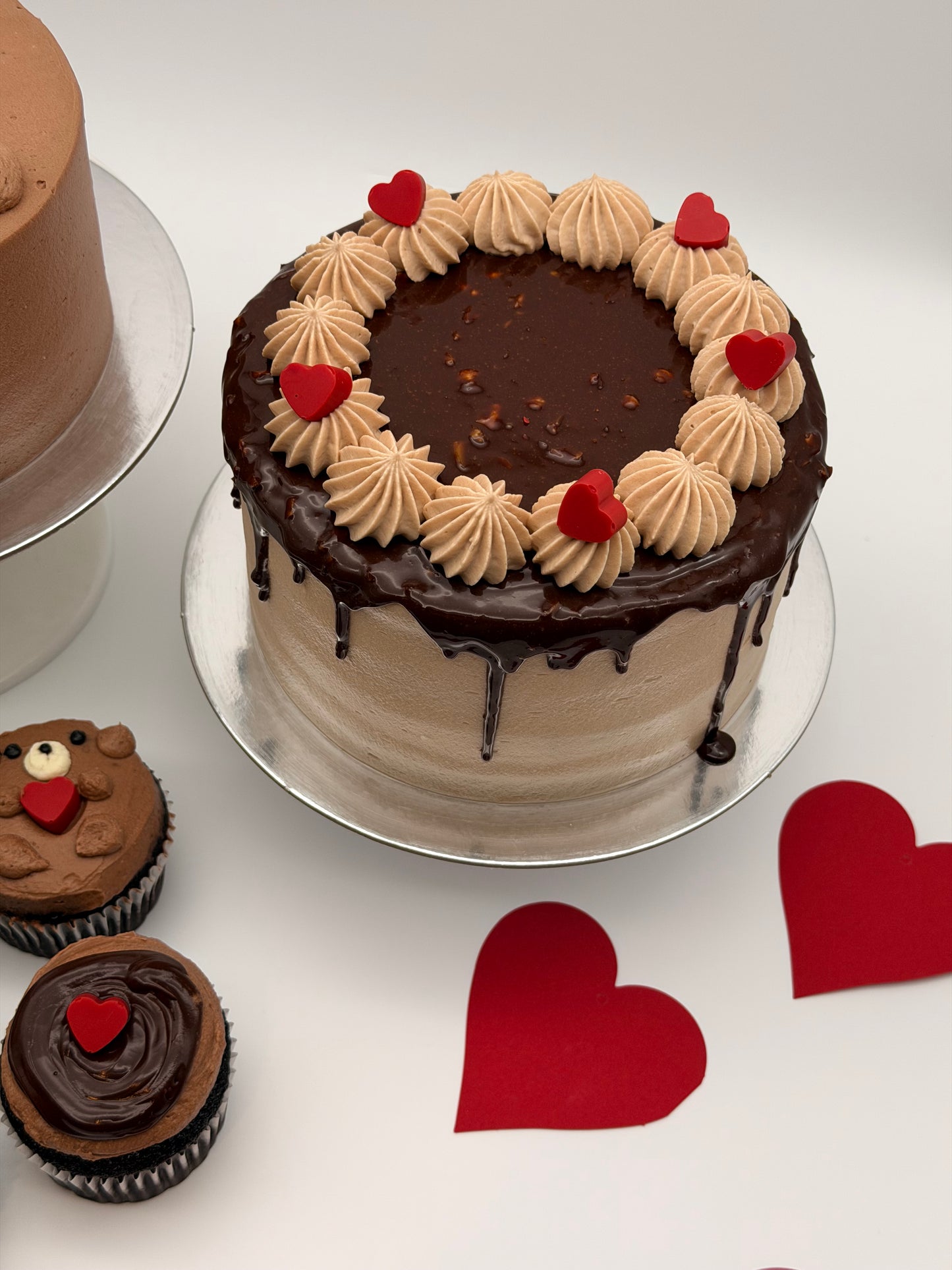 Nutella Valentines Cake